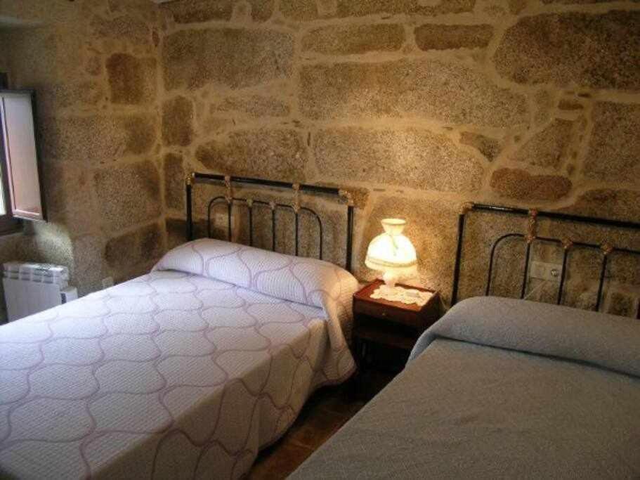 Casa Cuadrantecasa De Piedra En Playa De Carnota Villa Pedrafigueira Eksteriør bilde
