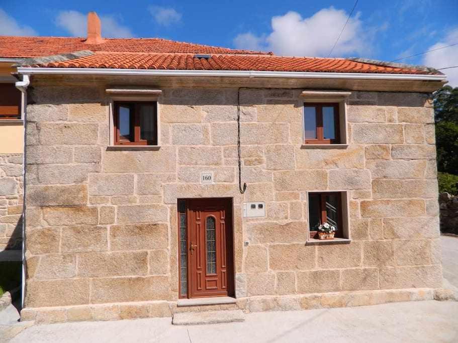 Casa Cuadrantecasa De Piedra En Playa De Carnota Villa Pedrafigueira Eksteriør bilde