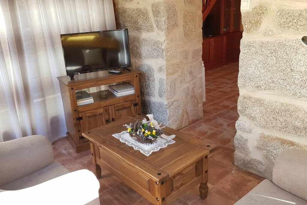 Casa Cuadrantecasa De Piedra En Playa De Carnota Villa Pedrafigueira Eksteriør bilde