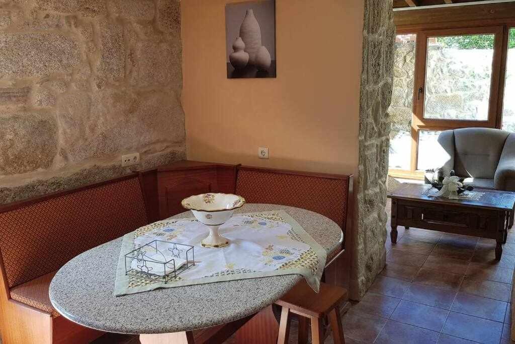 Casa Cuadrantecasa De Piedra En Playa De Carnota Villa Pedrafigueira Eksteriør bilde